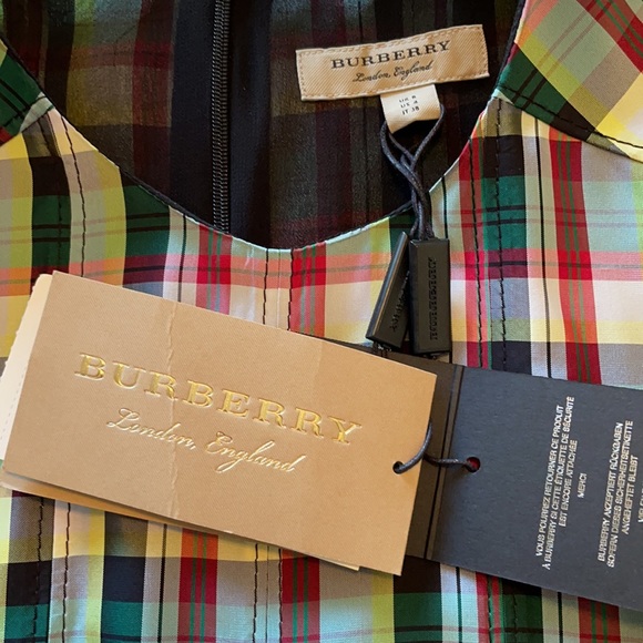 ☀️Host Pick☀️Burberry dress - Sleeveless Pleated, Georgette - Picture 6 of 10